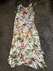 Abito donna M&S, taglia 12, estivo, collo alto, effetto raso, senza maniche - Foto 1 di 3