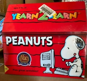 PEANUTS Snoopy Yearn 2 Learn Software New sealed collectors rare vintage NIB - Picture 1 of 3