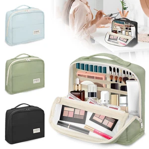 Large Capacity Stationery Storage Bag Multi-Compartments Organizer with Handle - Picture 1 of 11