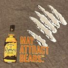 Jim Beam Honey Kentucky Bourbon Whiskey brązowa męska mała koszulka