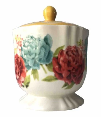 Cucharada de azucarero con tapa flor jubileo floral mujer pionera NUEVO Foto 1 de 4