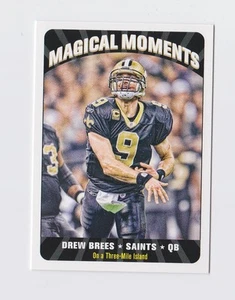 2012 Topps Magic Magical Moments #MMDB Drew Brees Purdue New Orleans Saints - Foto 1 di 2