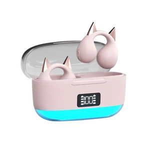 Wireless Bluetooth In-Ear Earbud Ear Clip Directional Conduction Earphones - Picture 1 of 20