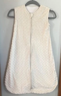 Девочка/мальчик бежевый ребенок в сумке теплый без рукавов сна мешок размер средний 10-24 месяцев - Изображение 1 из 3