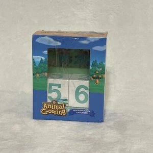 Animal Crossing Collectors Box Wooden Block Calendar Brand New 2020 CultureFly - Picture 1 of 7