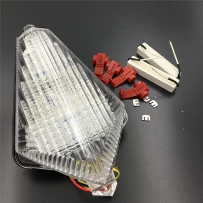 Fit for Yamaha YZF R1 2007-2008 Clear Lenses LED Tail Brake Light Turn Signals — 第 1/4 张图片