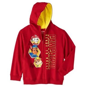 Paw Patrol Zipper Front Hoodie Sweat Shirt Boy Size 5/6 - Picture 1 of 1