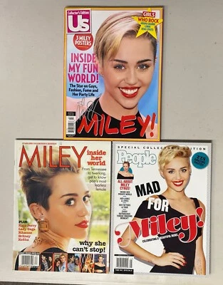 2014 US Weekly(w/ posters)People & Starline Collectors Magazine * Miley Cyrus !! - Image 1 of 4