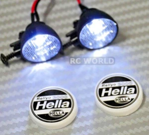 RC Scale LED LIGHT PODS Roof Lights HELLA Round (2 pcs) - Picture 1 of 8