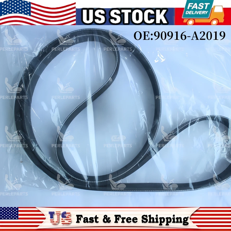 丰田原始设备制造商工厂蛇形驱动风扇皮带 90916-A2019 各种型号 — 第 1/1 张图片