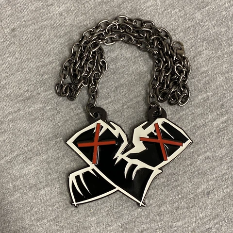WWE CM Punk Pendant 24" Necklace AEW Straight Edge 2013 WWF Wrestling Drop Cover