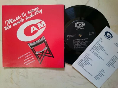 CAM Music to serve the movie instustry *´77 PROMO EP*SOUNDTRACKS,TELE,COMMERCIAL - Bild 1 von 4