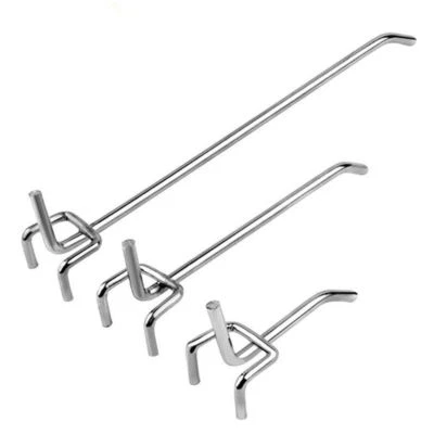 25pcs Peg Board Hooks Workshop Garage Pegboard Hanging Tool Storage Display 8" - Image 1 of 4