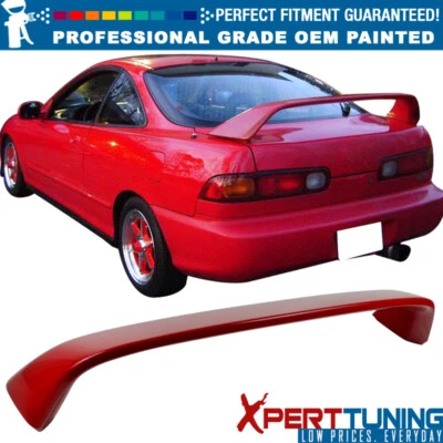 Fits 94-01 Acura Integra DC2 Type R Rear Trunk Spoiler Wing Lip Painted #R81 Red - Изображение 1 из 4