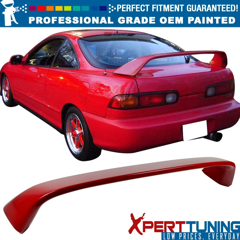 Fits 94-01 Acura Integra DC2 Type R Rear Trunk Spoiler Wing Lip Painted #R81 Red Foto 1 de 4
