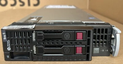 HP ProLiant C7000 DL460c Gen8 Blade server, 2*E5-2620 CPU, 16*8GB RAM. - Image 1 of 4