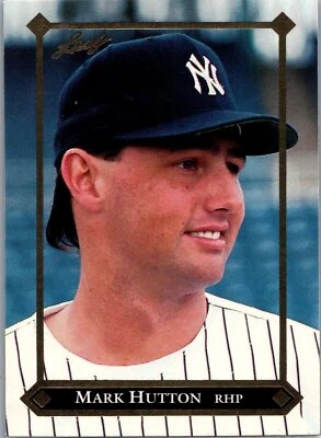 1992 Leaf #BC-6 Mark Hutton Gold Rookies - Image 1 of 2