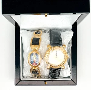 Sevenarts Ltd. Erté "GOLD DECO" AND "SALOME" Women's Wristwatchs-LOT OF 2 - NEW - Picture 1 of 22