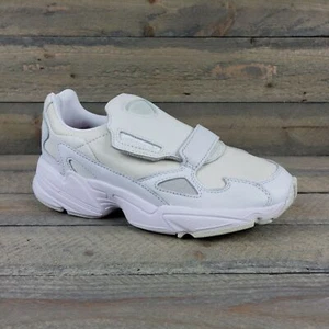 NWT adidas Women's Falcon RX Triple White Sneakers EE5110 - Picture 1 of 4