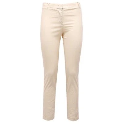 5045K Pantalone Donna FABIANA FILIPPI Pantalón Algodón Blanco Off Mujer Foto 1 de 4