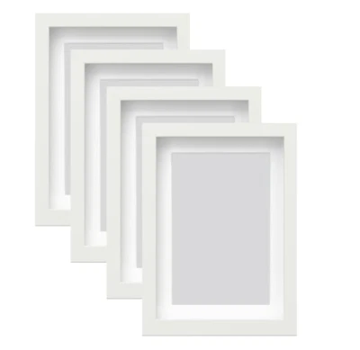 RÖDALM (4er Pack) IKEA Bilderrahmen 13x18, weiß (RIBBA NACHFOLGER) - Bild 1 von 4