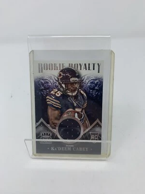 Ka'Deem Carey 2014 Crown Royale Rookie Jersey Card #RR18 Serial #274/499 - Image 1 of 4