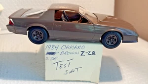 1984 Chevrolet Camaro Z28 Coupe Maßstab 1:25 - Promo, braun selten mit braunen Felgen - Bild 1 von 9