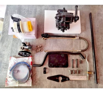 Kit de conversión de dirección manual a asistida para Jeep Willys MB GPW CJ2A 3A M38A1 Foto 1 de 2