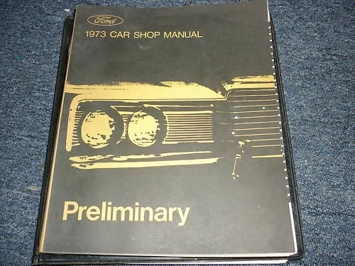 Ford Mustang Pinto Torino Maverick 1973 manual de taller pre Foto 1 de 1