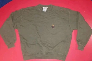 Vtg Hugo Boss  Sweatshirt Mens Large L Olive Green Pullover 90s - Picture 1 of 3