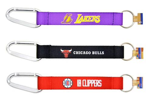 NBA Officially Licensed Carabiner Lanyard Keychain Cover
