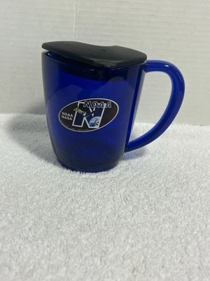 TAZA DE CAFÉ NOAA azul cobalto plástico pesado Visionusa hecha en EE. UU. R1 Foto 1 de 4