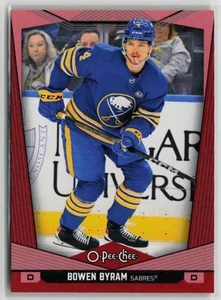 2024-25 O-Pee-Chee #405 Bowen Byram Pee-Chee - bordo rosso - Foto 1 di 2