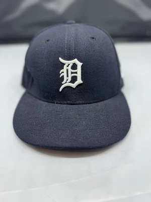 Detroit Tigers New Era 59Fifty Navy Authentic On-Field Fitted Hat Cap 7 1/8 MLB - Image 1 of 4