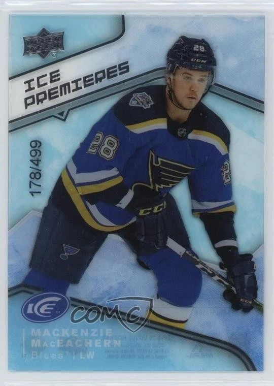 2019-20 Upper Deck Ice Premieres /499 Level 3 Mackenzie MacEachern #84 Rookie RC - Image 1 of 2