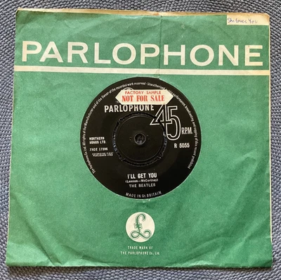 THE BEATLES - SHE LOVES YOU rare UK 1963 PROMO SAMPLE / BEAT / EX+++ !!! Foto 1 de 3
