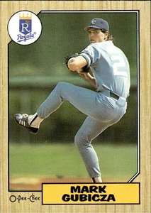 1987 O-Pee-Chee Mark Gubicza - Imagen 1 de 2