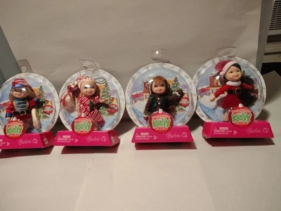 2007 Felices Fiestas Hermana de Barbie Juego Completo Kayla Kelly Miranda Mattel  Foto 1 de 4