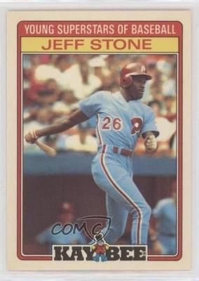1986 Topps Kay Bee Toys Young Superstars of Baseball Box Set Jeff Stone #30 - Image 1 of 2