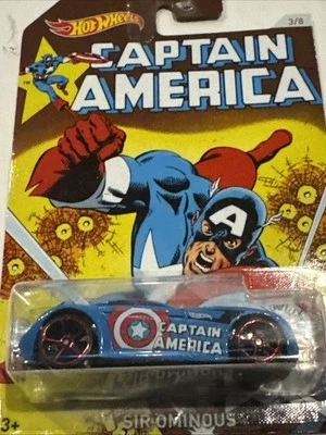 2015 Mattel Hot Wheels Captain America Sir Ominous 3/8 Marvel Avengers - Изображение 1 из 4