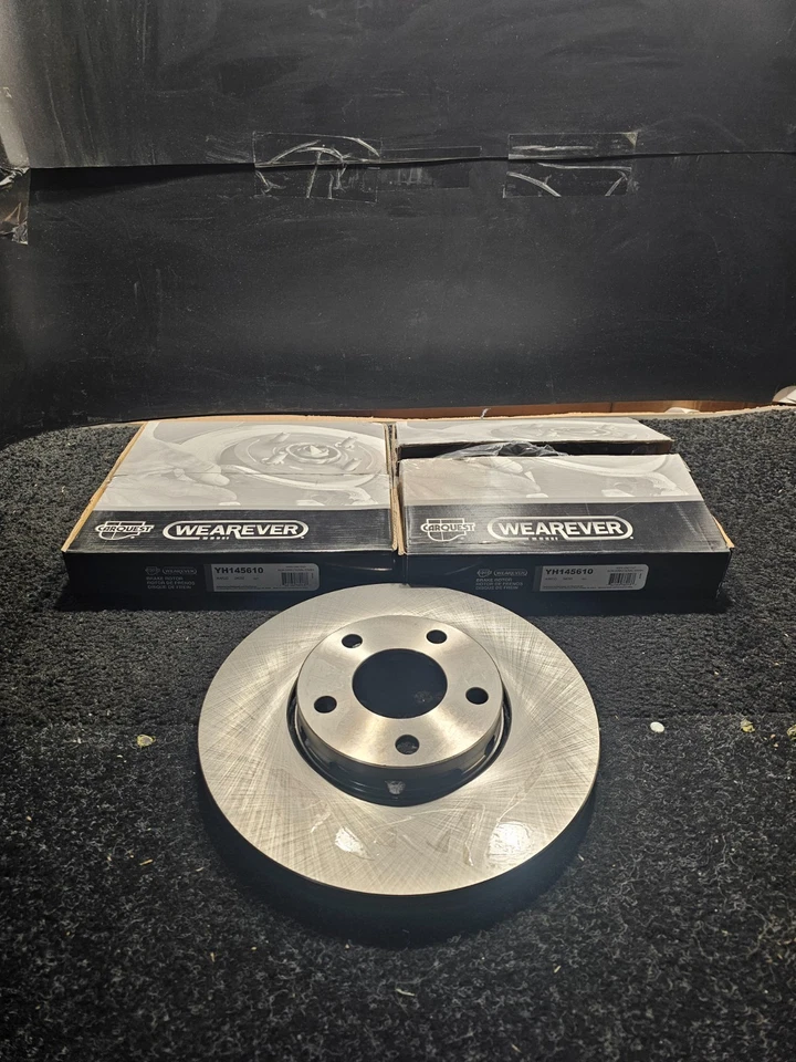 (CANTIDAD 2) Rotor de disco de freno delantero para Volkswagen Passat 2004-2005 YH145610 Foto 1 de 4