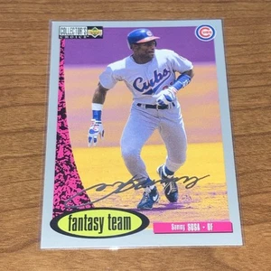 1995 Sammy Sosa Upper Deck Collector's Choice #277 Fantasy Team Silver Signature - Picture 1 of 2