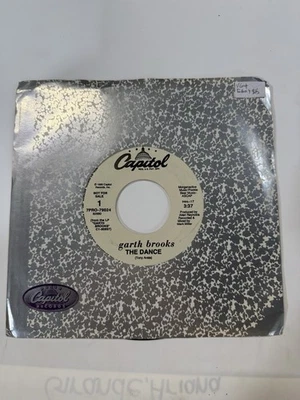 GARTH BROOKS The Dance 1989 CAPITOL Modern Country PROMO 45 - Image 1 of 4