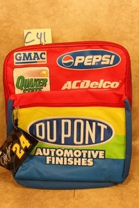C41B Vintage 90s Jeff Gordon #24 NASCAR Backpack Dupont Automotive Finishes NOS - Bild 1 von 1