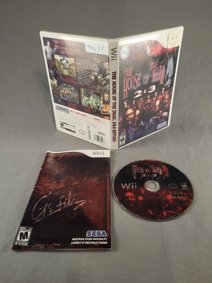 The House of the Dead 2 & 3 Return, Wii, Complete, Authentic! - Image 1 of 1