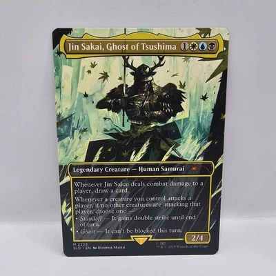 Jin Sakai, Ghost of Tsushima NM #2226 Regular MTG Secret Lair x Ghost of Tsushim - Image 1 of 3