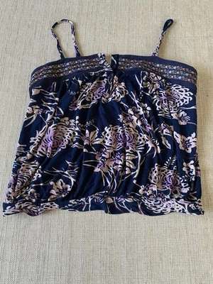 Ecote cami top with buttons down the front L - Image 1 of 4