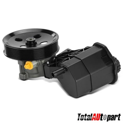 Bomba de direção hidráulica com reservatório e polia para Dodge Ram 3500 Ram 2500 2003-2007 - Imagem 1 de 4