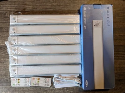 READ DESCRIPTION! Wireless LED Under Cabinet Lights, Motion Sensor & Remote - Image 1 of 4