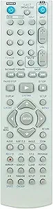 Controle remoto substituído 6711R1P072D para Zenith DVD/VCR combo player ZDX313DVD ZNV400 - Imagem 1 de 1